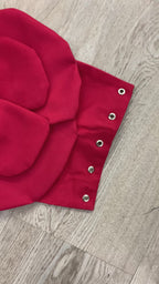 Corset Flor Rojo