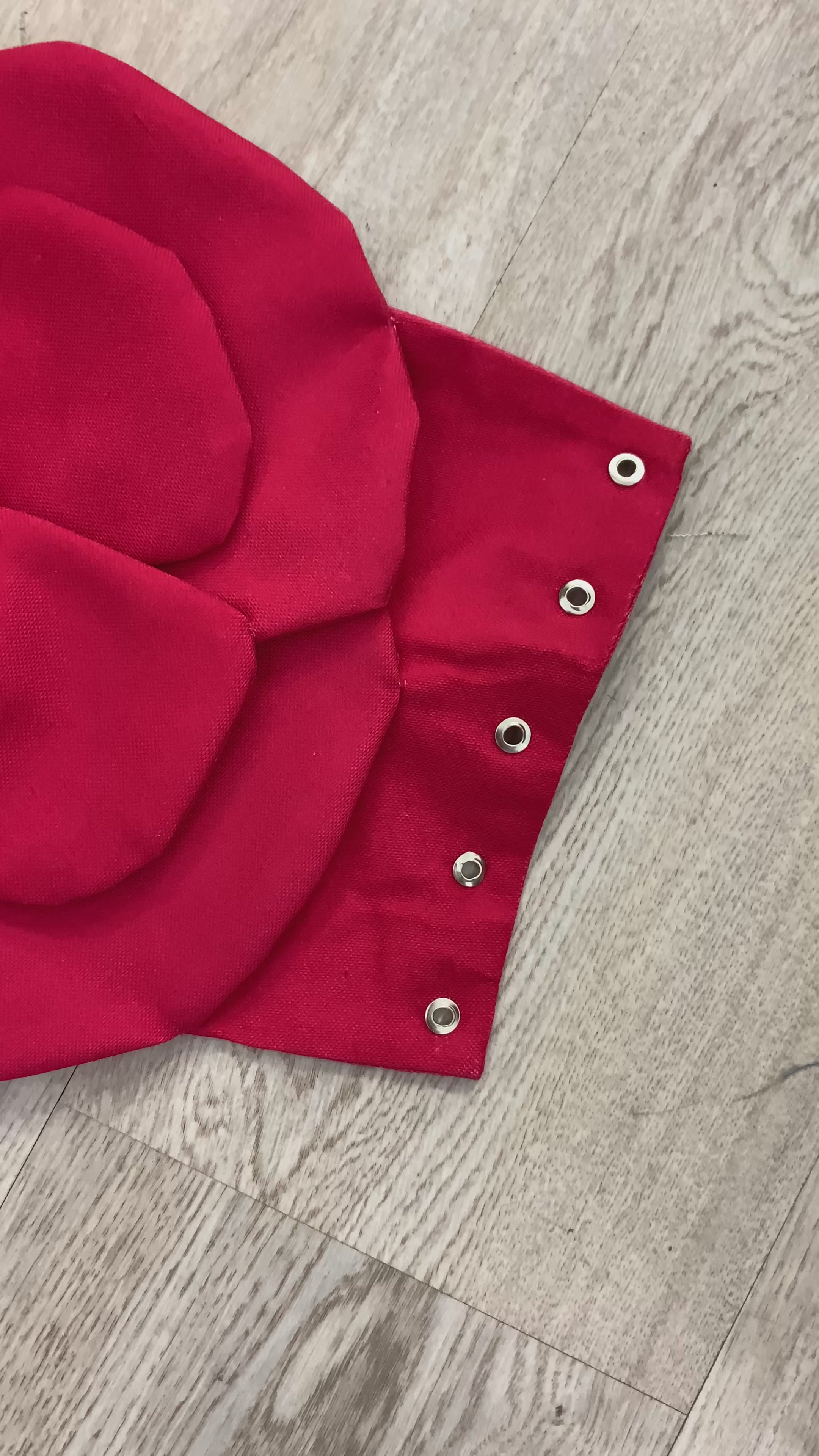 Corset Flor Rojo